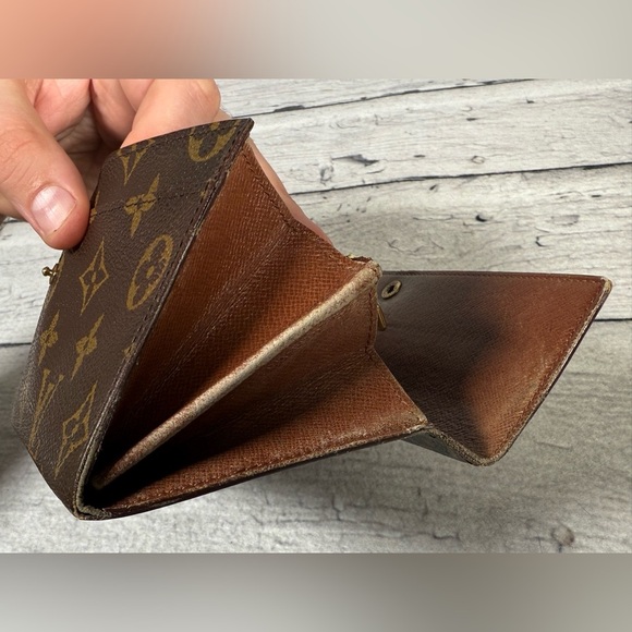 Louis Vuitton Portefeuille Sarah Long Bifold Wallet Brown Monogram Leather - Picture 14 of 16